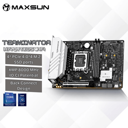 Maxsun Terminator H770YTX WiFi LGA 1700 YTX Motherboard