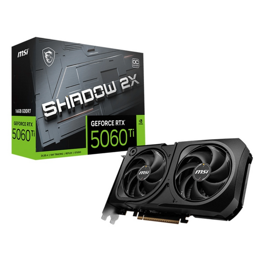 MSI GeForce RTX 5060 Ti 8G SHADOW 2X OC PLUS