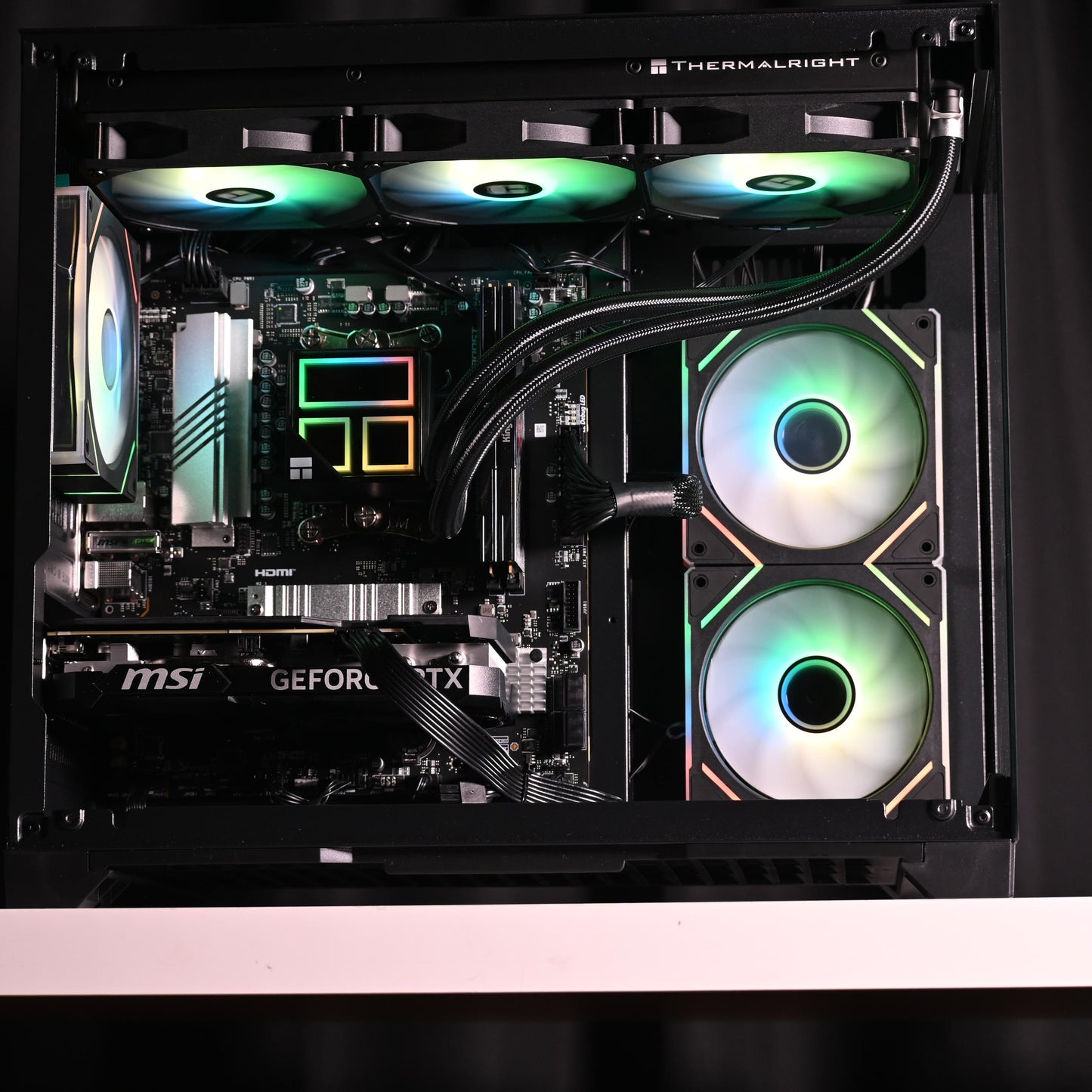 Thermalright Frozen Infinity 360 AIO Liquid CPU Cooler - Black