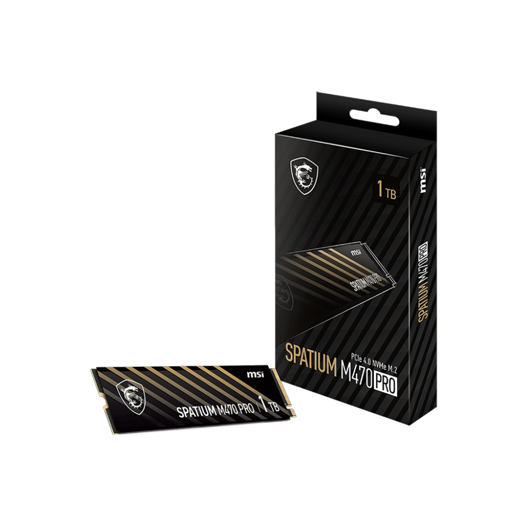 MSI SPATIUM M470 PRO 1TB M.2 2280 NVMe PCIe 4.0 SSD