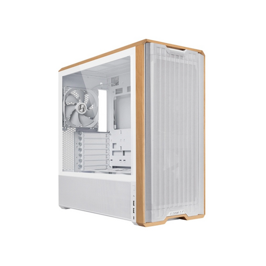 Lian Li Lancool 217 Wood Frame Mid-Tower Case - White