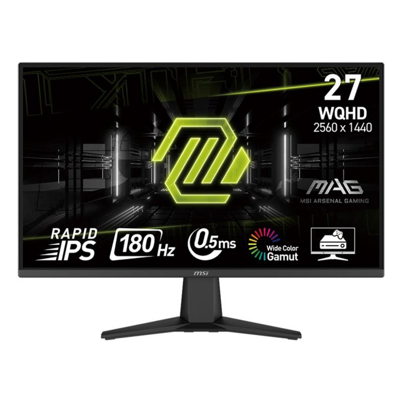 MSI MAG 275QF 27" WQHD Rapid IPS 180Hz 0.5ms Adaptive-Sync Gaming Monitor