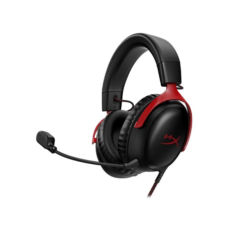 HyperX Cloud III Gaming Headset - Black and red