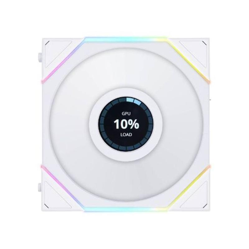 Lian Li Uni Fan TL120 LCD Wireless ARGB 120mm Fan - white(1-Pack)