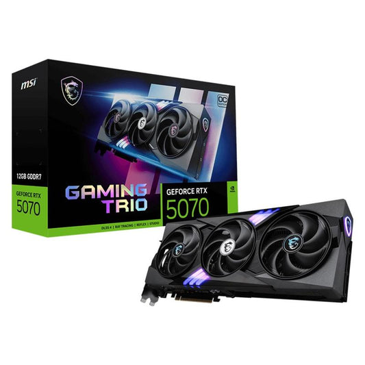 MSI GeForce RTX 5070 12G GAMING TRIO OC Graphics Card