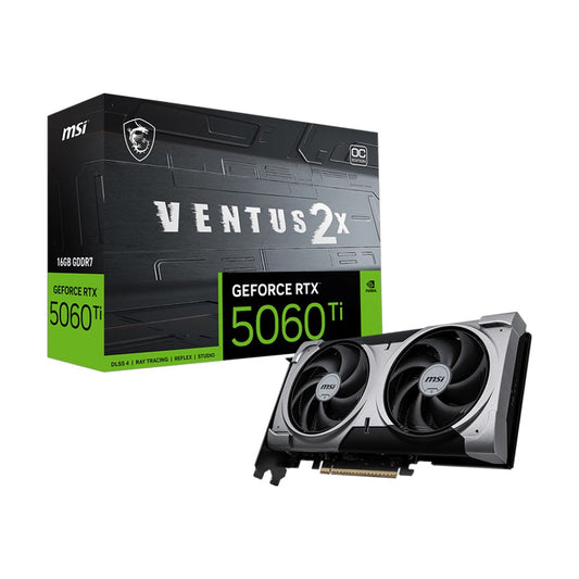 MSI GeForce RTX 5060 Ti 16G VENTUS 2X OC PLUS Graphics Card