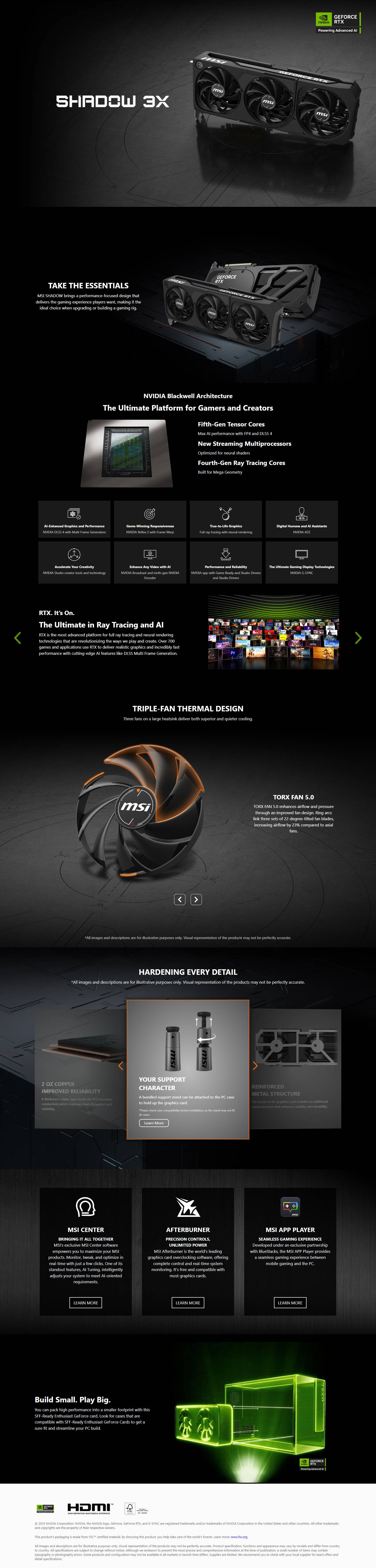 MSI GeForce RTX 5080 16G SHADOW 3X OC long picture