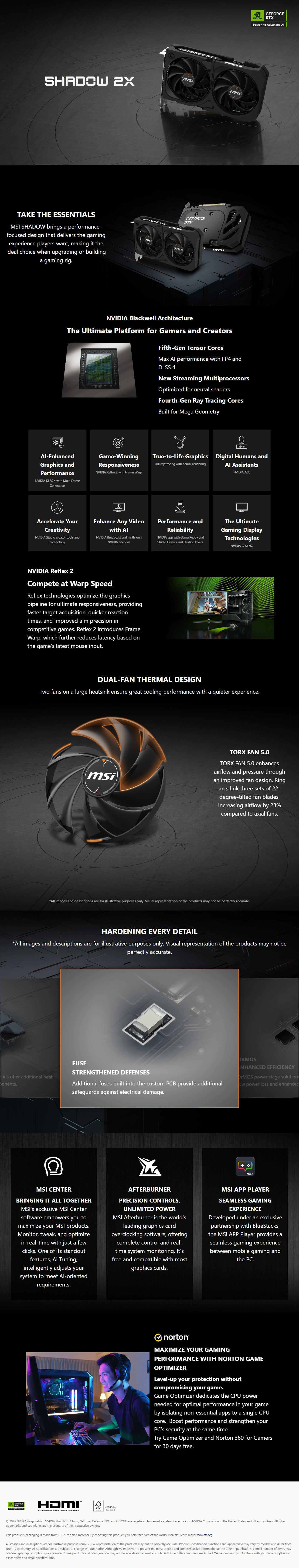 MSI GeForce RTX 5060 8g Shadow 2X OC long picture