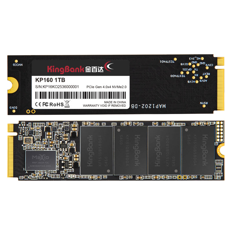 Kingbank KP160 1TB M.2 5000/4200 PCIe 4.0 NVMe M.2 2280 SSD