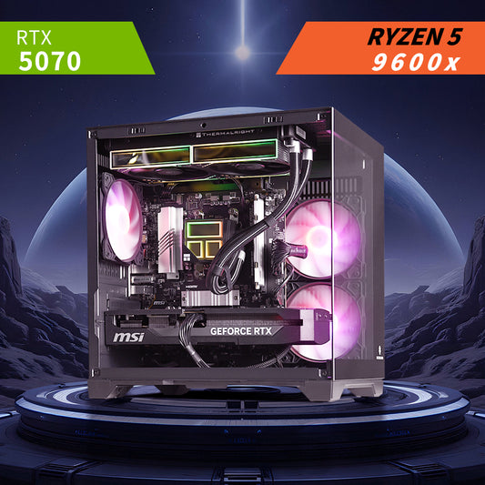 RYZEN 5 9600x | RTX 5070 Liquid cooler (matx+240 AIO)
