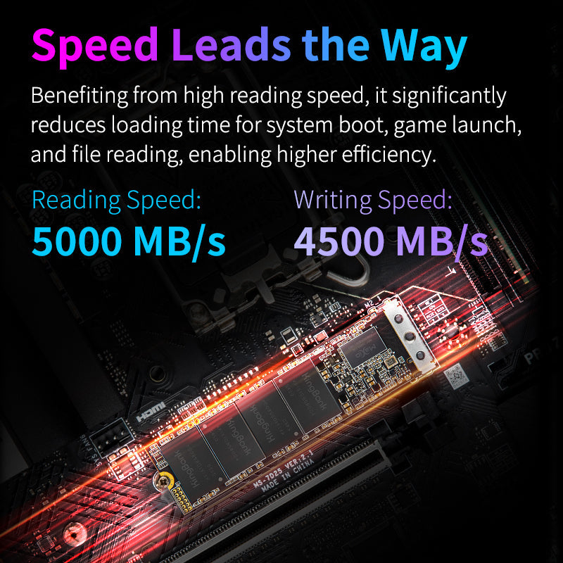 Kingbank KP160 1TB M.2 5000/4200 PCIe 4.0 NVMe M.2 2280 SSD