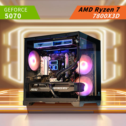 RYZEN 7 7800X3D | RTX 5070 Liquid cooler (matx+240 AIO)