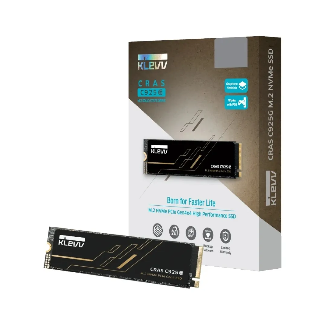 KLEVV CRAS C925G 1TB PCIe 4.0 NVMe M.2 2280 SSD