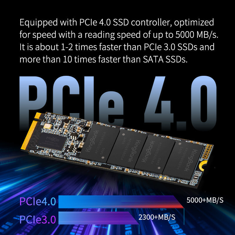 Kingbank KP160 1TB M.2 5000/4200 PCIe 4.0 NVMe M.2 2280 SSD