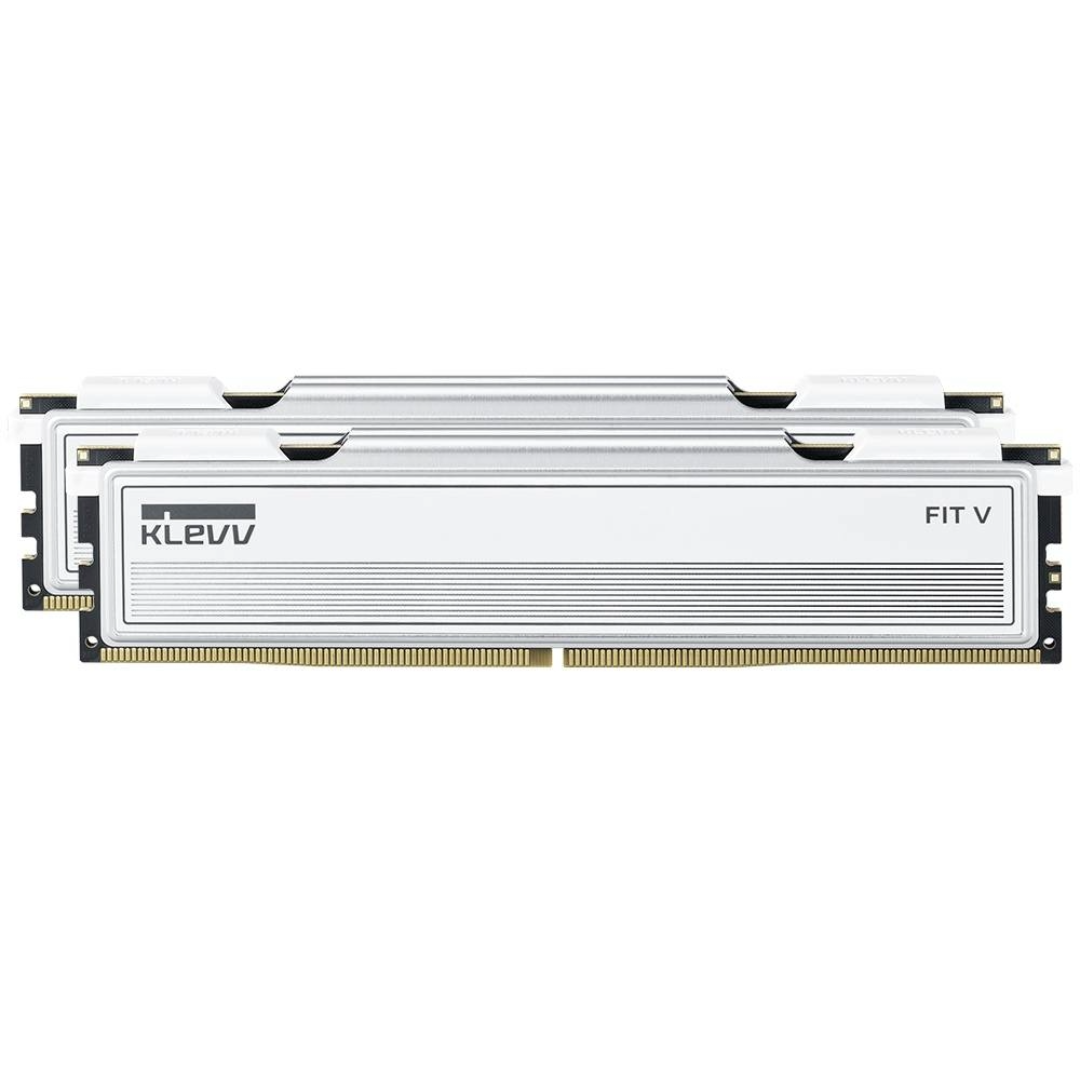 Klevv FIT V 32GB (2 x 16GB) DDR5 6400MHz CL32 Desktop RAM - White