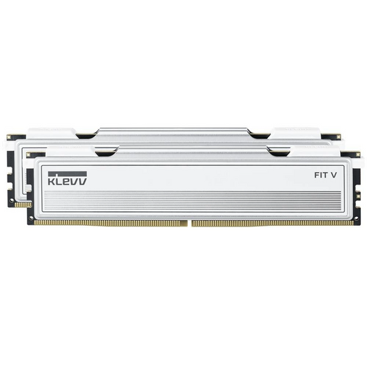 Klevv FIT V 32GB (2 x 16GB) DDR5 6400MHz CL32 Desktop RAM - White