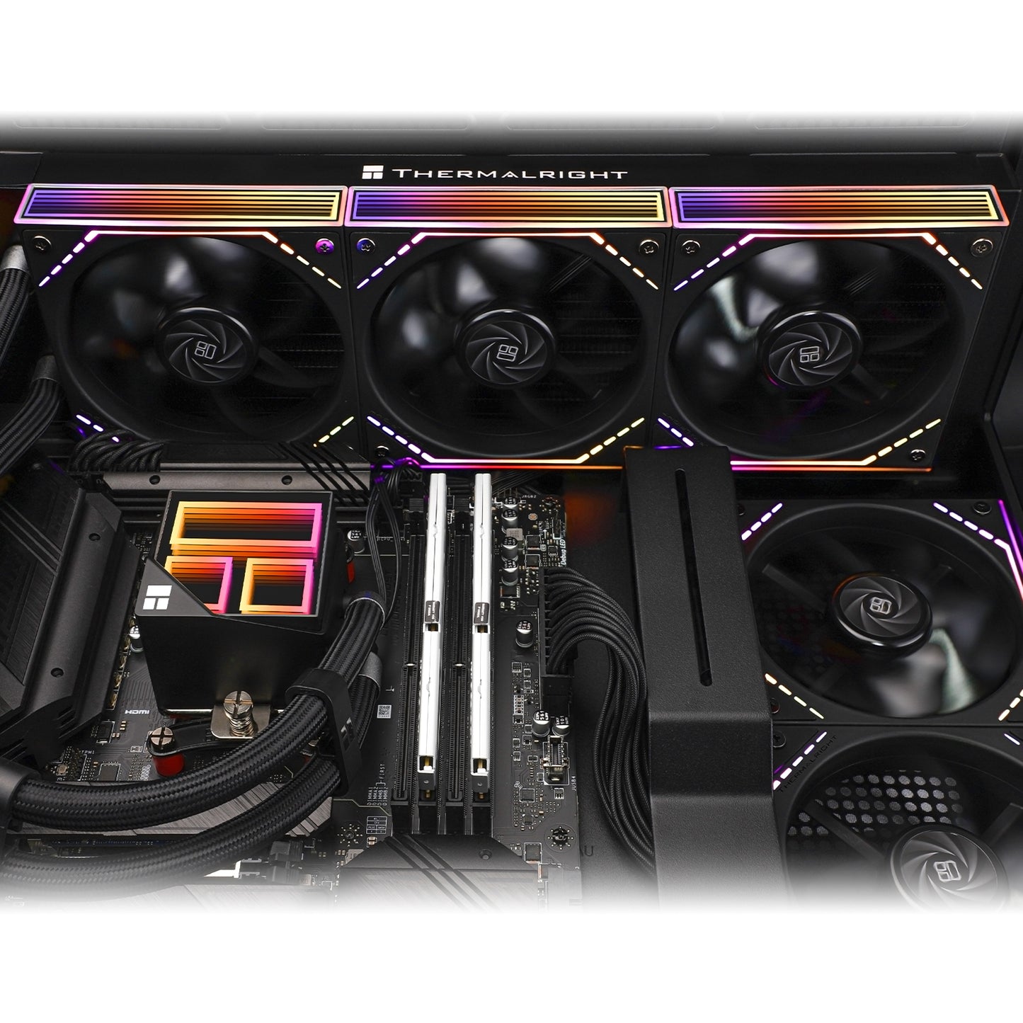 Thermalright Frozen Infinity 360 AIO Liquid CPU Cooler - Black(in bulk) TL-M12