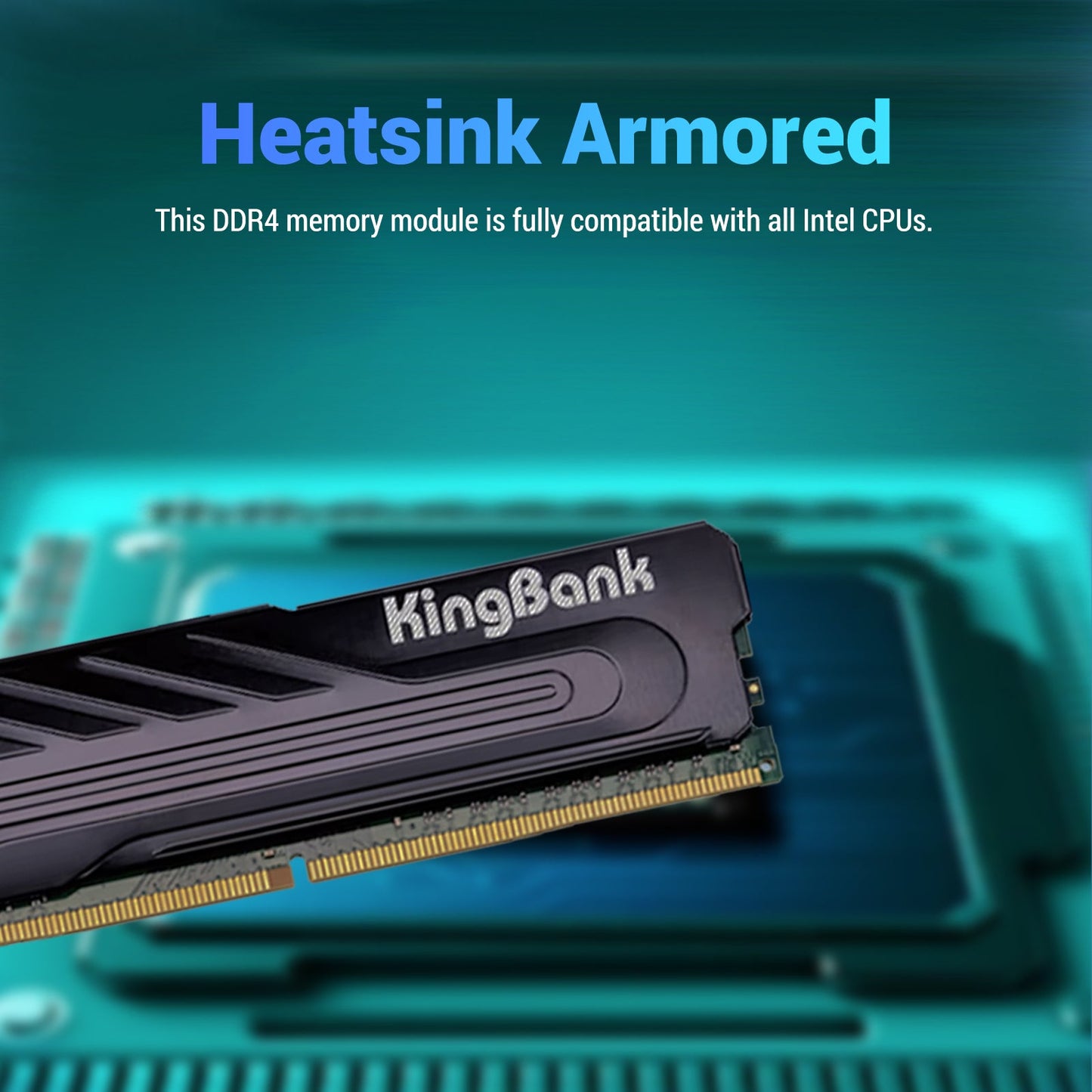 Kingbank KJIB DDR4 3200MHz 16GB CL22 Cxmt Intel Only Black