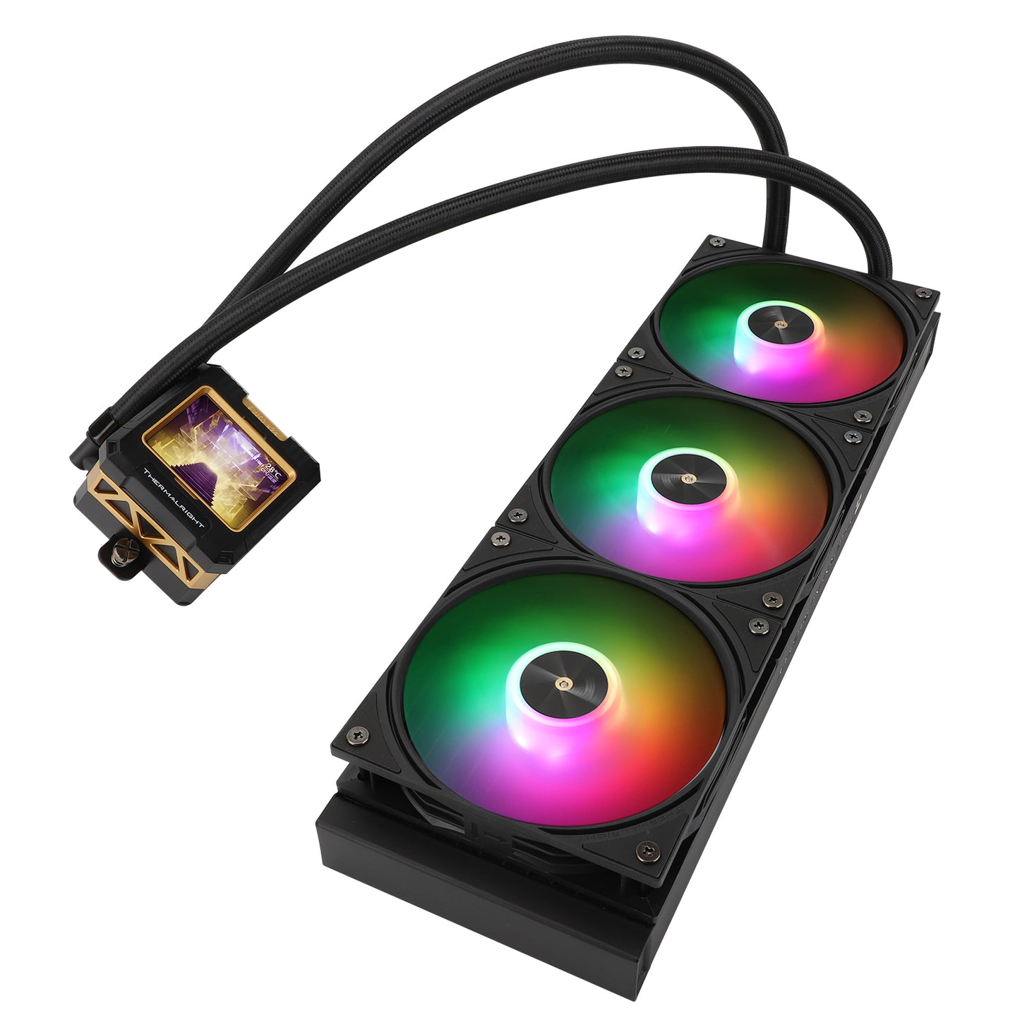 Thermalright Frozen Warframe 360 ARGB AIO Liquid CPU Cooler - Black (in bulk)