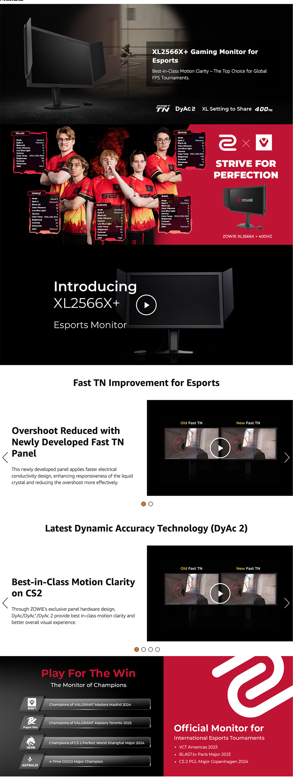 BenQ ZOWIE XL2566X+ 24.1