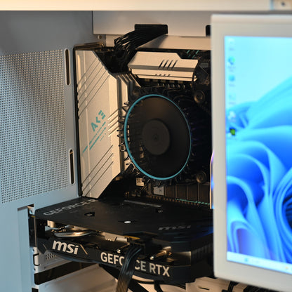 Intel i5 12400F | RTX 4060 Gaming PC with secondary screen