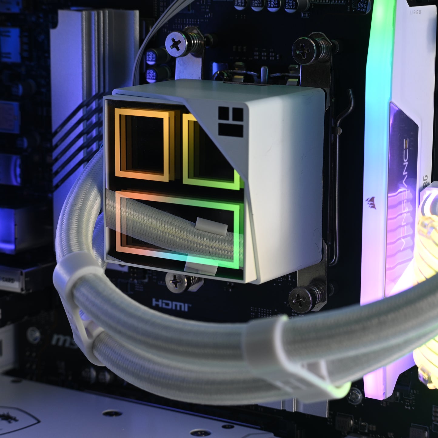 RYZEN 5 7500F | RTX 5070 White RGB AIO