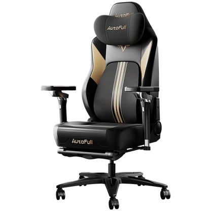 AutoFull M6 Pro Ventilation&Heating Gaming Chair with Leg Rest(Black)