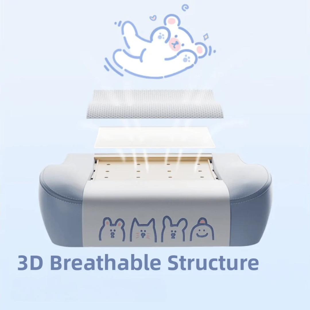 AutoFull C3 Pro Gaming Chair With 3D Headrest & Advanced Lumbar support (Snow White Bear edition)