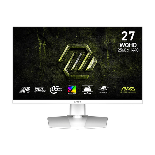 MSI MAG 274QRFW E20 27" WQHD Rapid IPS 200Hz 0.5ms Gaming Monitor