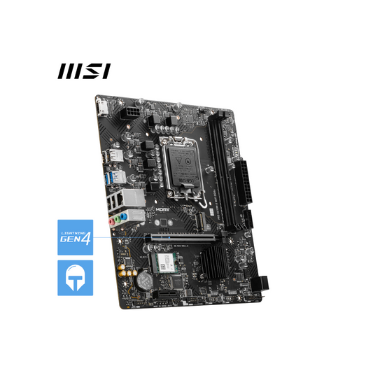 MSI Pro H610M-S WIFI DDR4 LGA1700 mATX Motherboard