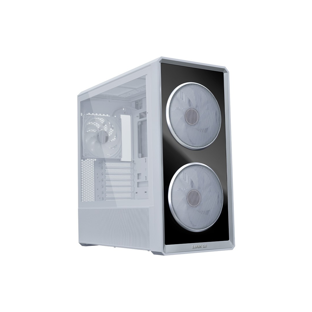 Lian Li Lancool 217 INF Infinity Mirror ATX Mid-Tower Case - White