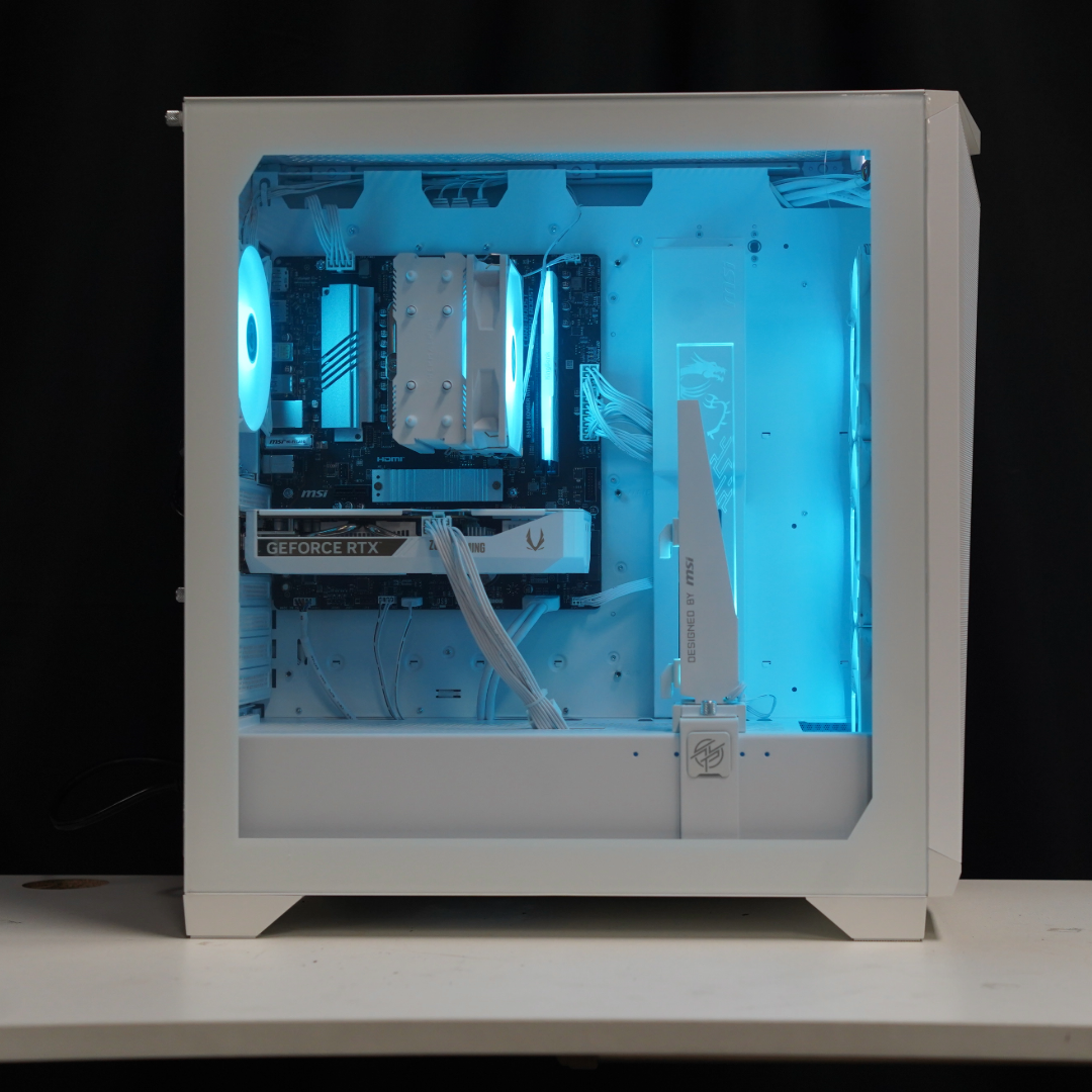 RYZEN R5 7500F | RTX 5060 WHITE （open box）