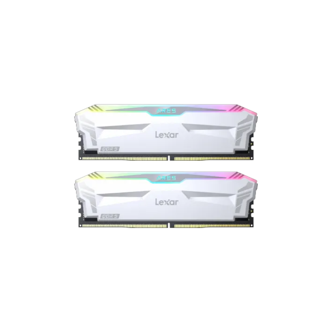 Lexar ARES RGB White 32GB (2x16GB) 6400MHz DDR5 c32