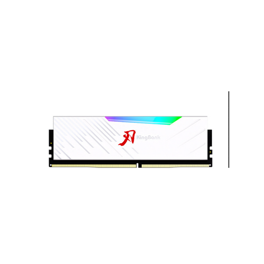 Kingbank 32G(32GB x 1) 6000MHz CL36 White RGB Hynix M-die DDR5