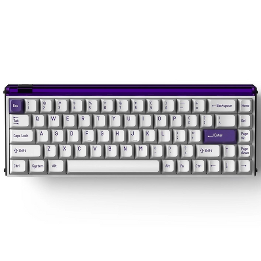 MelGeek Made 68 Pro Magnetic TTC KOM Switch Gaming Keyboard - Purple