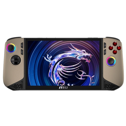 MSI Claw 8 AI+ A2VM 8" FHD+ Touch Core Ultra 7 32GB RAM 1TB Gaming Handheld – Sandstorm with Super Pack