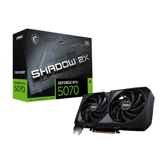 MSI GeForce RTX 5070 12G SHADOW 2X OC, 12GB