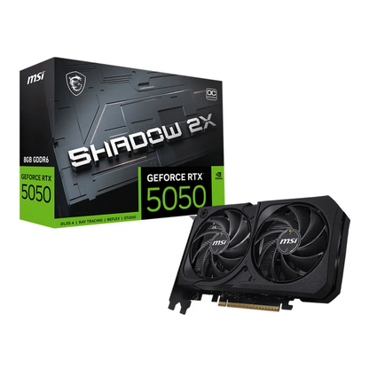 MSI GeForce RTX 5050 SHADOW 2X OC 8GB