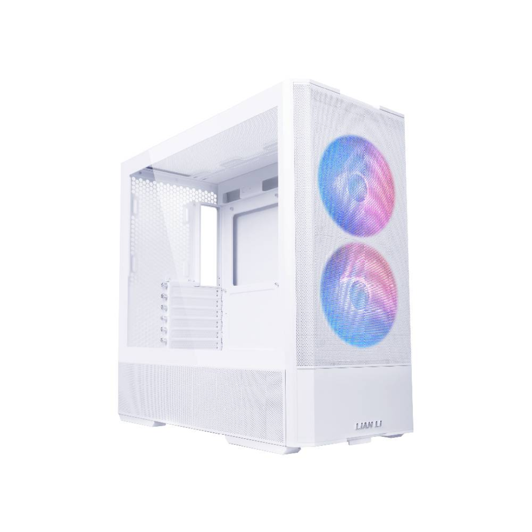 Lian Li LANCOOL 207 RGB Tempered Glass Mid-Tower Case - White