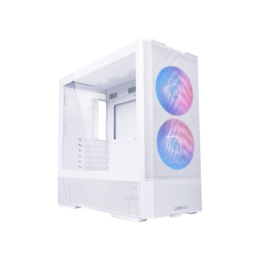 Lian Li LANCOOL 207 RGB Tempered Glass Mid-Tower Case - White