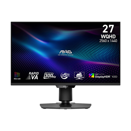 MSI MAG 274QPF X30MV 27" WQHD Rapid VA 300Hz Adaptive-Sync Gaming Monitor