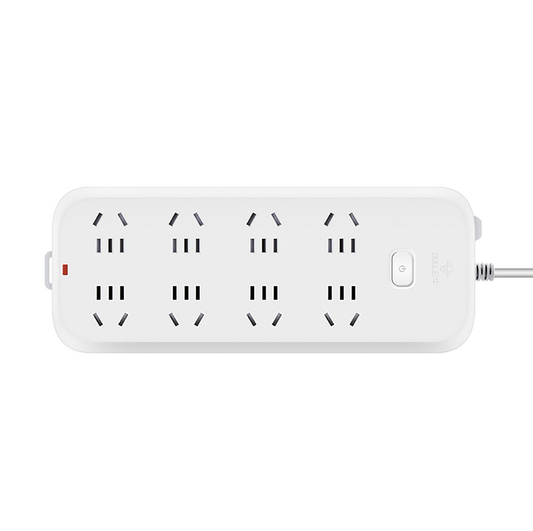 Gongniu 8-Outlet Power Strip with Master Switch (3m Extension Cord)
