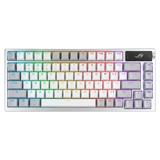 Asus ROG Azoth Wireless Snow Switch Gaming Keyboard - Moonlight White