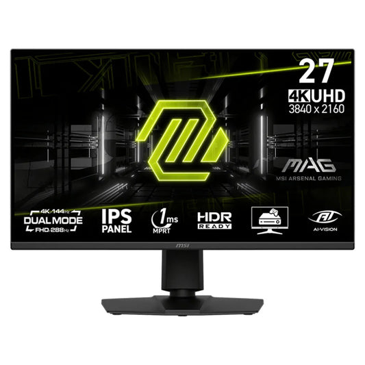 MAG 275UPD E14 27" 4K 144Hz/FHD 288Hz Dual Mode 1ms HDR Adaptive Sync IPS Gaming Monitor