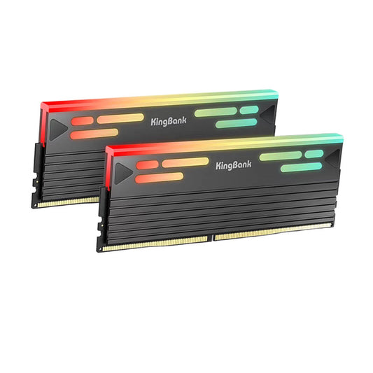Kingbank 48G(24GB x 2) 6000MHz CL28 Black RGB Hynix M-die DDR5