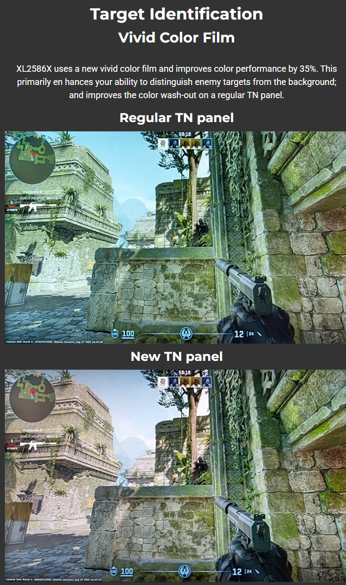 BenQ ZOWIE XL2586X 24.1